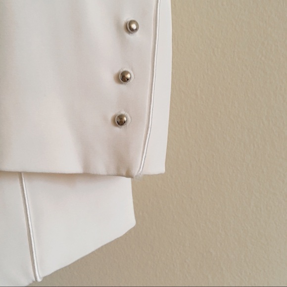 NWT KLS Kimora Lee Simmons Silk Ivory Blazer $1500 - Picture 6 of 8